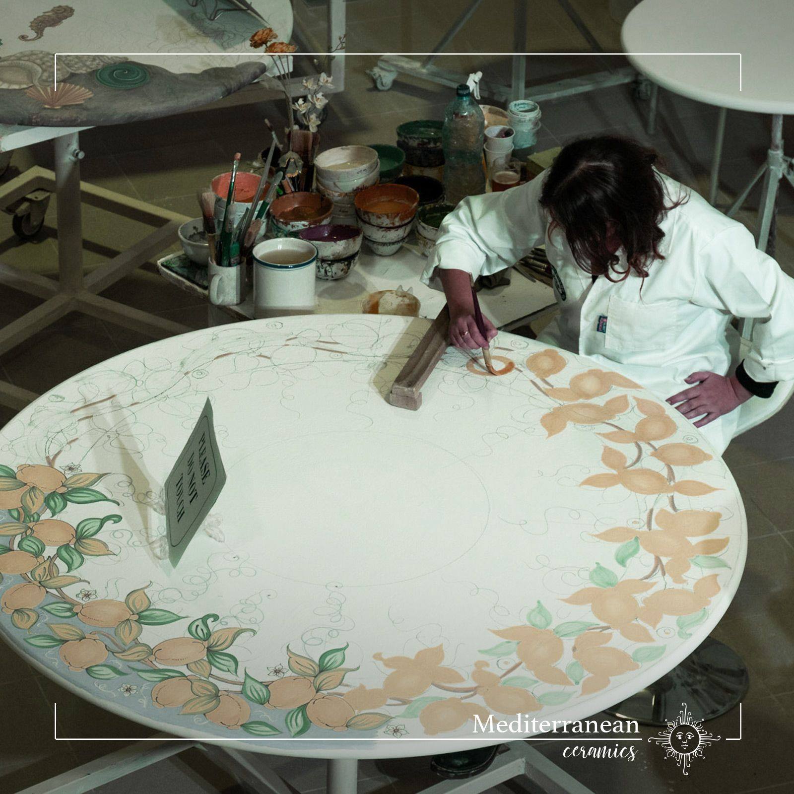 Mediterranean Lava Stone Tables