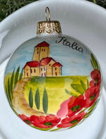 Load image into Gallery viewer, Italian Scenes Ornament hand painted In Italy
