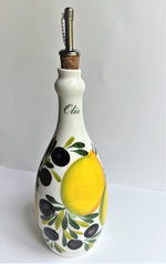 Load image into Gallery viewer, Lemons / Olive Olive Oil Bottle
