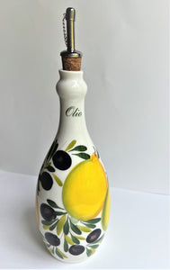 Lemons / Olive Olive Oil Bottle (Olio)
