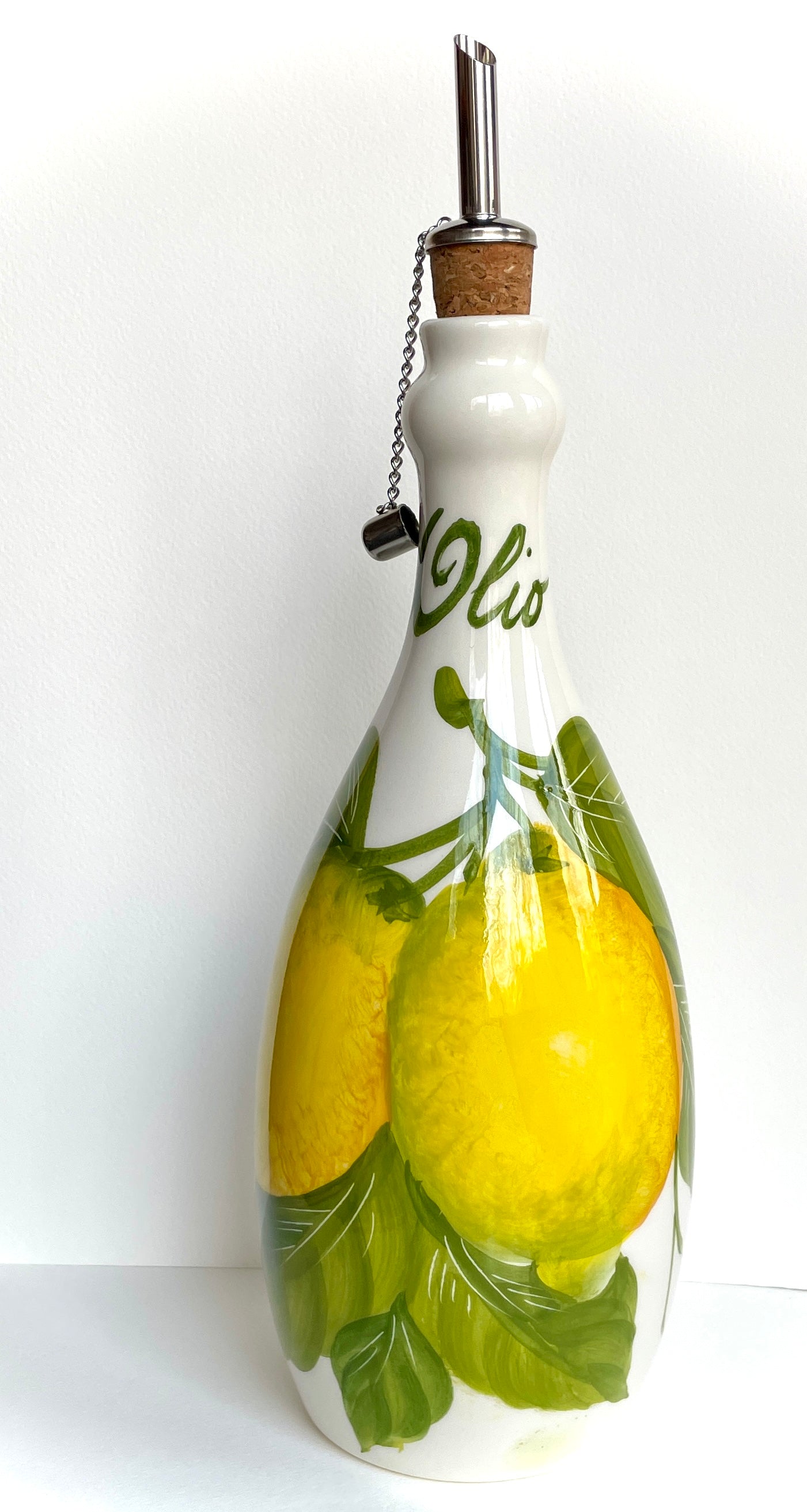 Double Lemons Olive Oil Bottle