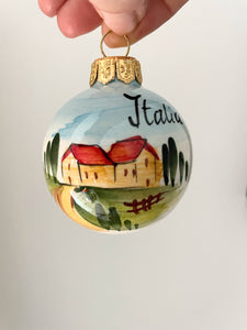 Tuscan Italia Ornament