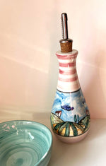 Load image into Gallery viewer, Italian Countryside Oil Bottle Bowl Set-Turquoise
