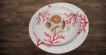 Load image into Gallery viewer, Hand Painted Coral Design Dishes
