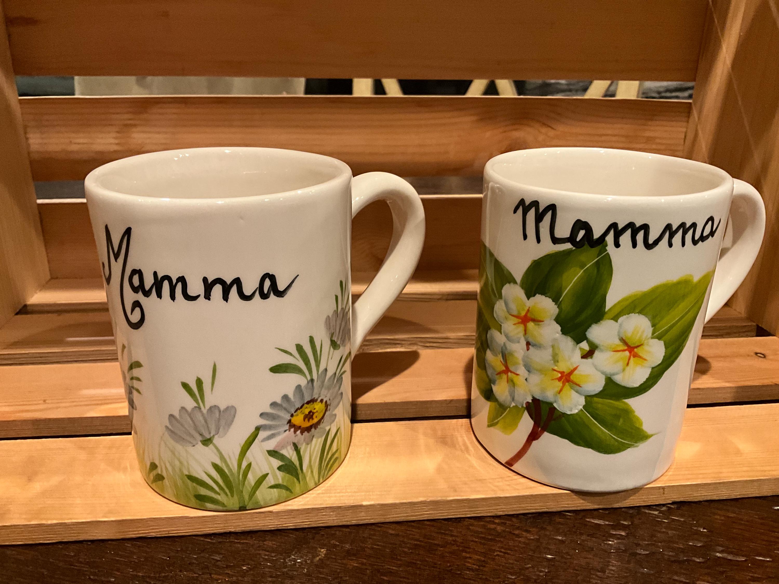 Hand Painted Mamma Mugs