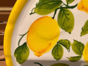 Hand-Painted Maltese Pizza Plates: 13" microwave and dishwasher safe wonders for fun pizza nights