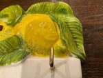 Load image into Gallery viewer, Hand-Painted Maltese Lemon Key Hanger
