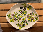 Load image into Gallery viewer, Hand-Painted Maltese Olive Platter
