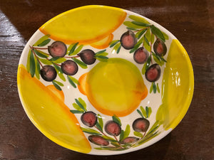 Hand Painted Maltese Medley Serving Bowls