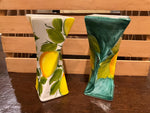 Load image into Gallery viewer, Italian-Inspired Beauty: Hand-Painted Lemon Vases
