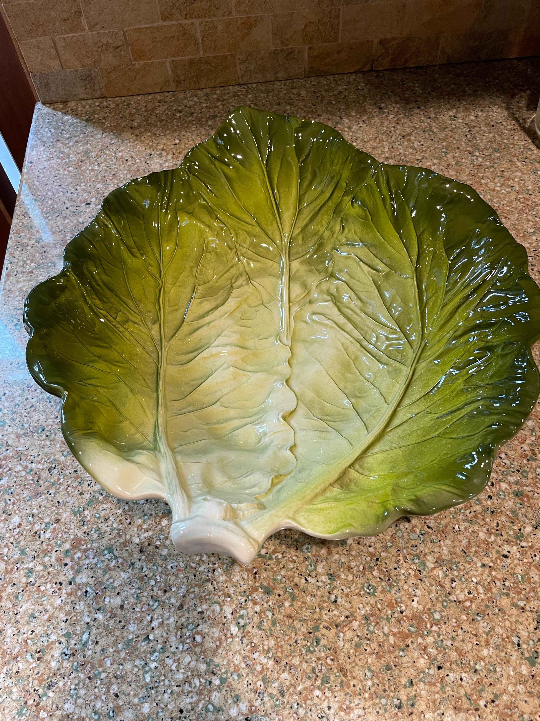 Cabage leaf bowl made in Italy