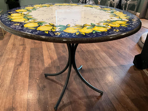 Hand-Painted Lava Tables from Malta: A Unique Piece of Art