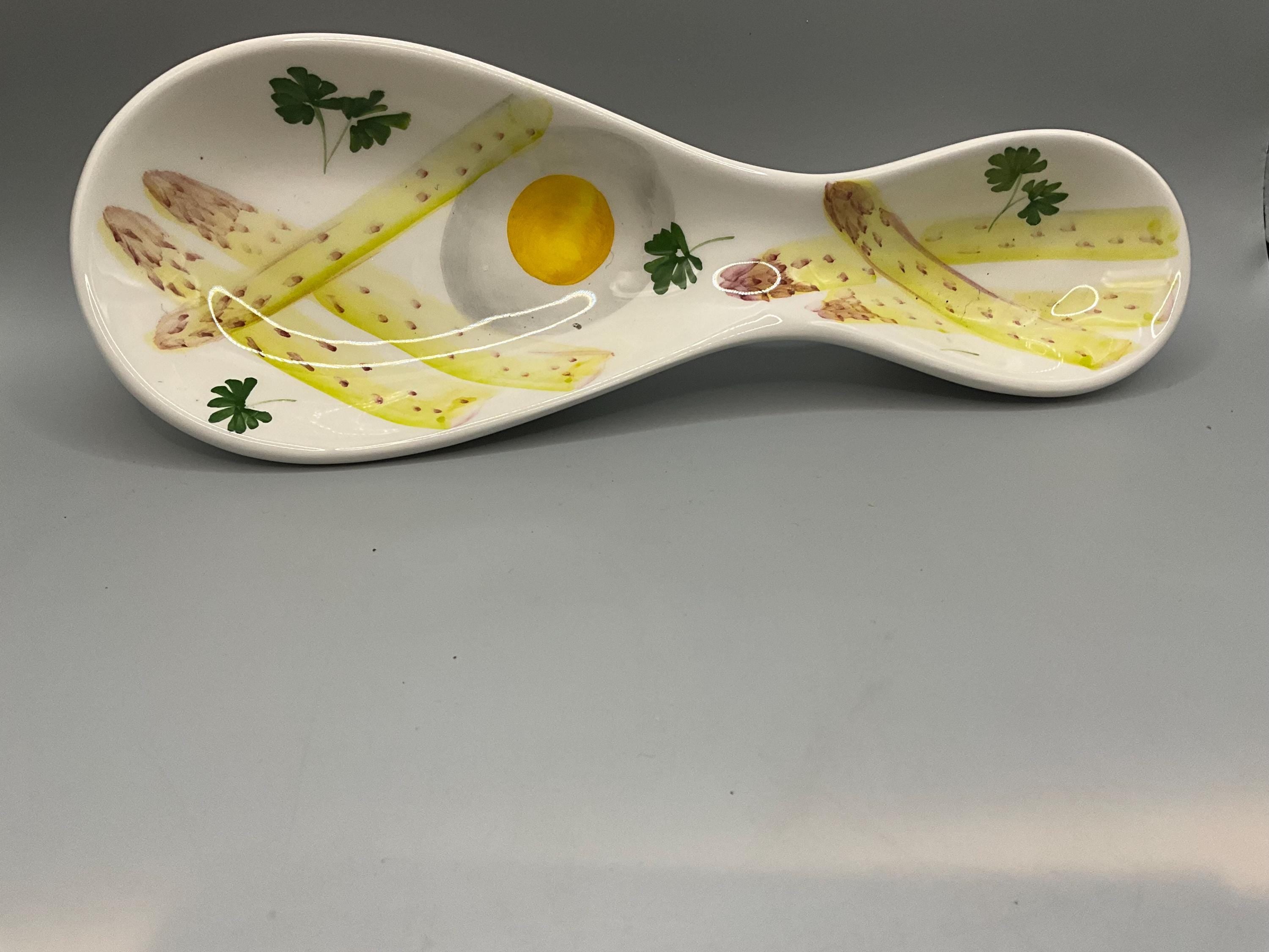 Essence Of Europe Mexican Ceramic Spoon Rest - "Buen Provecho" Design