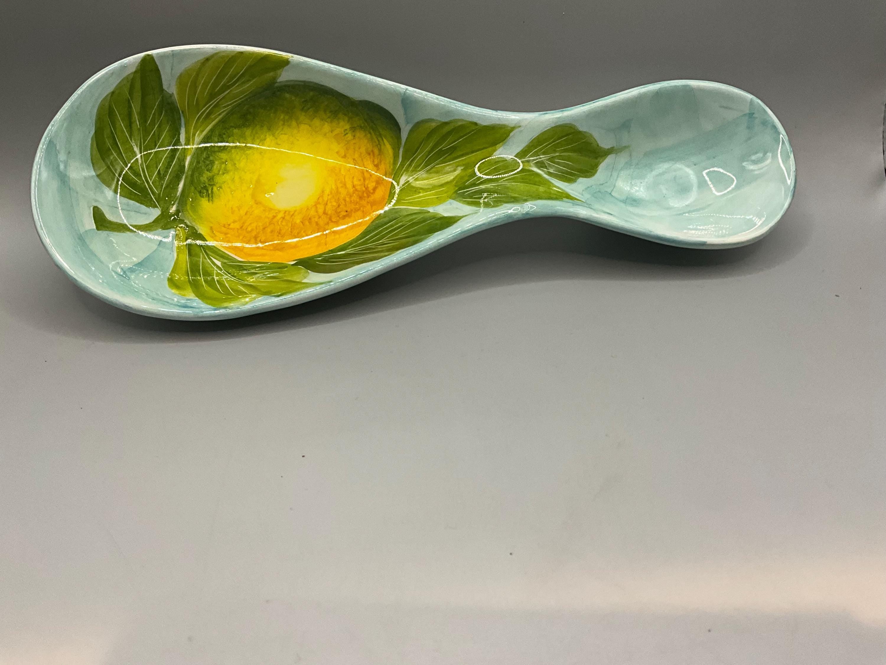 Beautiful Hand Painted in Italy Spoon Rests