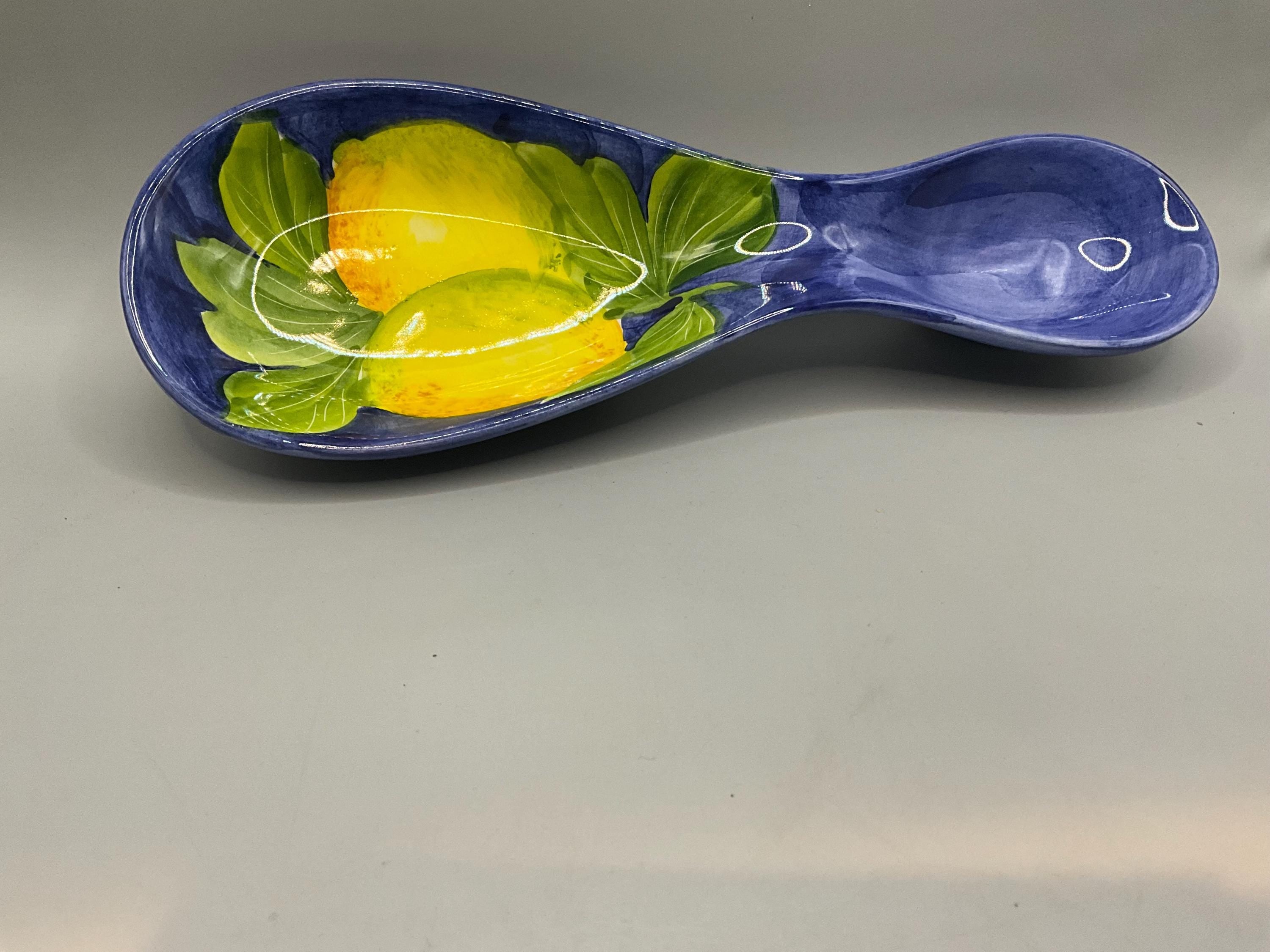 Beautiful Hand Painted in Italy Spoon Rests