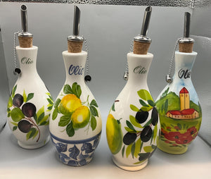 Beautiful Hand Painted Oil Bottles Made in Italy - A Touch of Italy, Every Day.