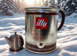 Load image into Gallery viewer, Hand Poured Candle in Repurposed Illy Coffee Tin | Upcycled Italian Coffee Can | Eco-Friendly Gift
