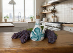 Load image into Gallery viewer, Italian Hand-Painted Ceramic Aceto Bottle | Vintage-Style Vinegar Dispenser | Handmade in Italy |
