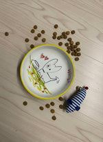 Load image into Gallery viewer, Hand Painted Italian Ceramic Dog Bowl - Scottish Terrier Design - Pet Food Water Dish - Dishwasher Safe - Multiple Colors
