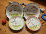 Load image into Gallery viewer, Hand Painted Italian Ceramic Dog Bowl - Scottish Terrier Design - Pet Food Water Dish - Dishwasher Safe - Multiple Colors
