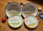 Load image into Gallery viewer, Hand Painted Italian Ceramic Dog Bowl - Scottish Terrier Design - Pet Food Water Dish - Dishwasher Safe - Multiple Colors
