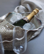 Load image into Gallery viewer, Oyster Shell Champagne Bucket Ceramic made in Italy
