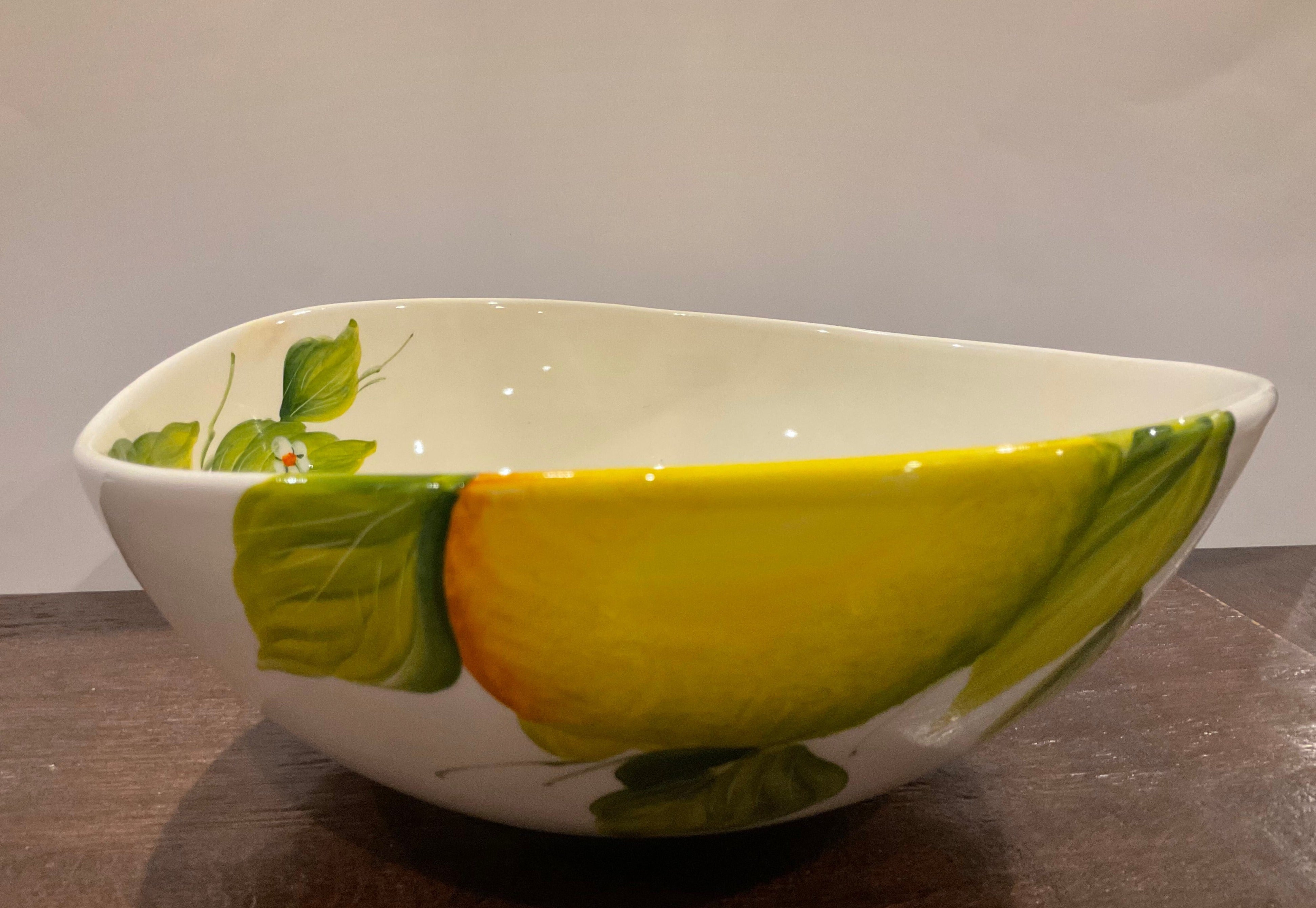 Lemon and Orange Serving Bowl