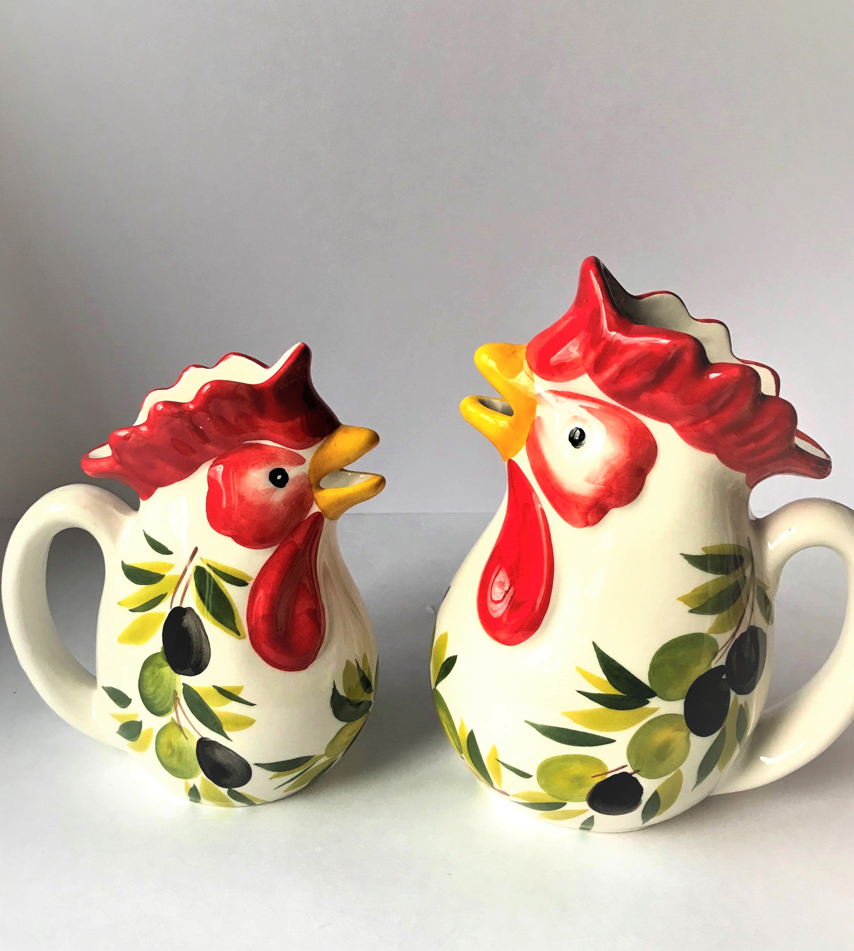 Rooster Pitcher w/ Olives