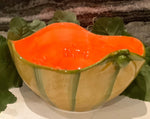 Load image into Gallery viewer, Cantaloupe Orange Melon Fruit Serving Bowl
