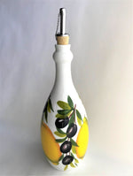 Load image into Gallery viewer, Lemons / Olive Vinegar Bottle (Aceto) Large
