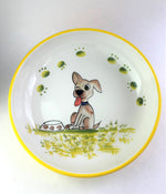 Load image into Gallery viewer, Winking Dog Ceramic Bowls
