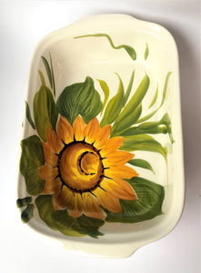 Sunflower Rectangle Baking Dish