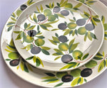 Load image into Gallery viewer, Olive Plates Hand-painted Made in Italy
