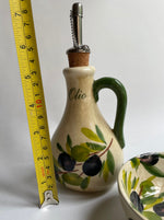 Load image into Gallery viewer, Small Olives Oil Bottle Made in Italy
