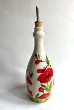Load image into Gallery viewer, Poppy Flower Olive Oil Bottle
