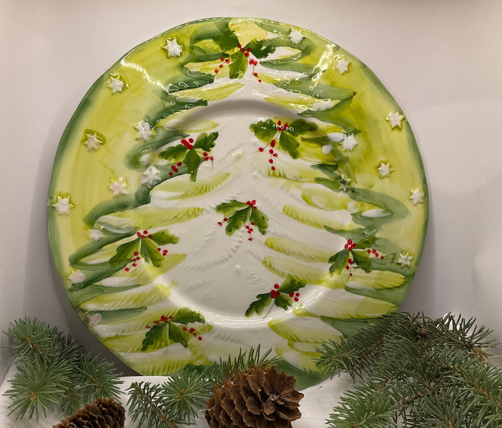 Christmas Service Plates