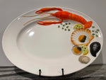Load image into Gallery viewer, Aragosta Oval Embossed Platter
