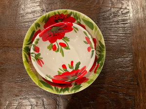 Trinket and Serving Bowls in Vegetable and Fruit patterns