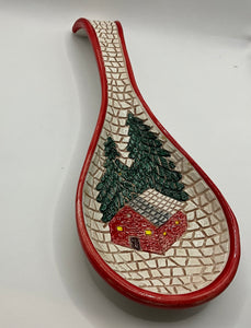 Christmas Mosaic Spoon Rests