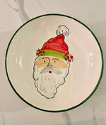 Load image into Gallery viewer, Vietri Christmas Santa Pasta or soup Bowls Set of 4
