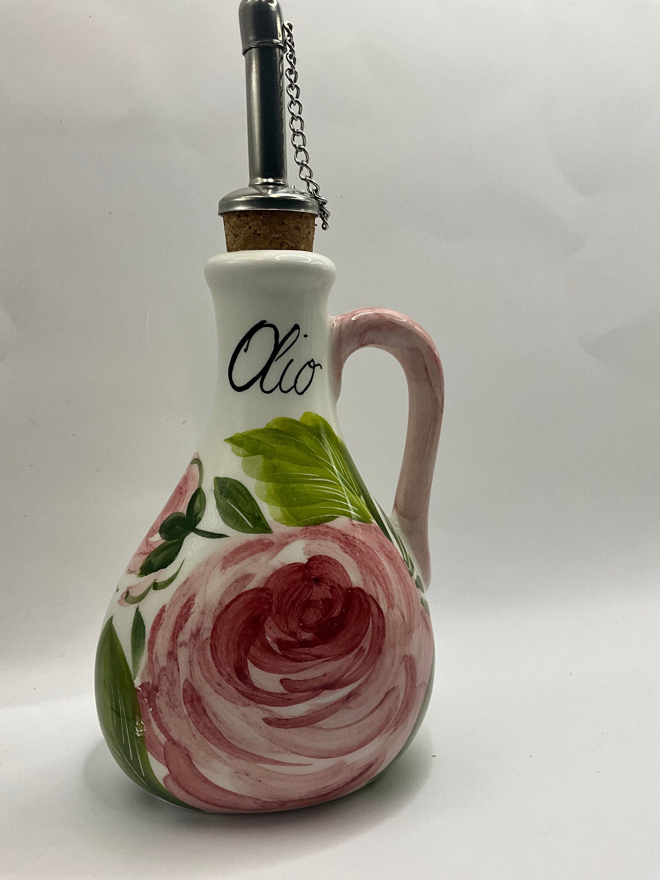 Olive Oil Bottle with Handle for Table