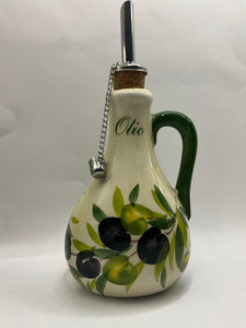 Olive Oil Bottle with Handle for Table