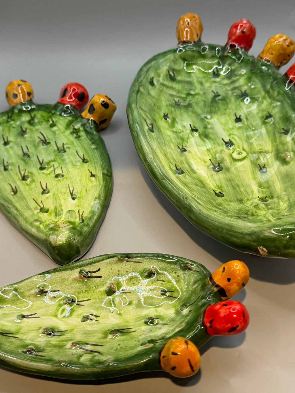 Prickly Pear Trays and Decorations